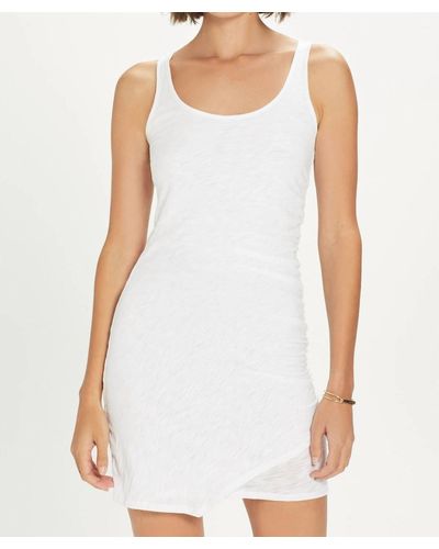 Goldie Ruched Dress - White