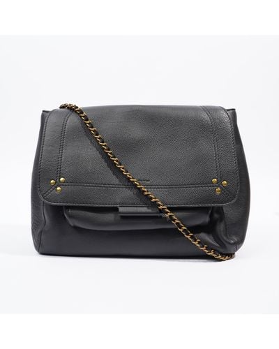 Jérôme Dreyfuss Lulu Shoulder Bag Calfskin Leather Medium - Black