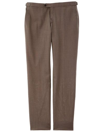 Isaia Mens Trouser - Brown