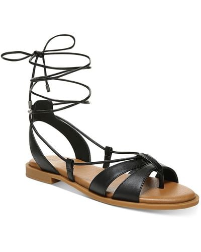 Style & Co. Cairro Flat Slip On Strappy Sandals - Metallic
