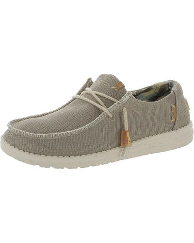 Hey Dude Wendy Eco Solid Knit Boat Shoes - Brown