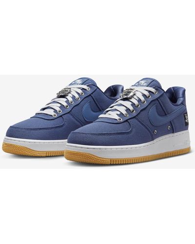 Nike Air Force 1 Low Fj4434-491 Diffused /white Sneaker Shoes Ank490 - Blue