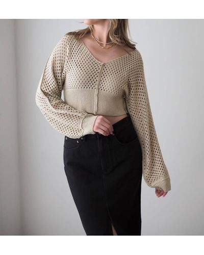 Crescent Hunnigton Sweater - Natural