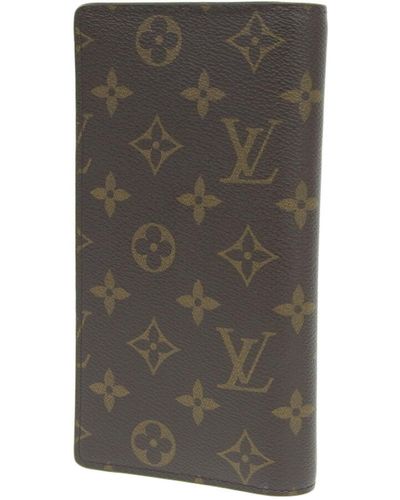 Louis Vuitton Portefeuille Brazza Canvas Wallet (pre-owned) - Gray