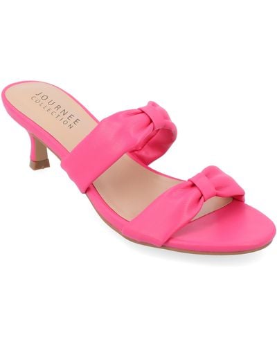 Journee Collection Collection Dyllan Pumps - Pink