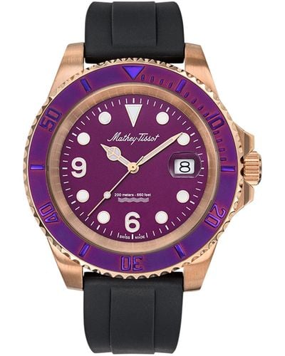 Mathey-Tissot Classic Purple Dial Watch