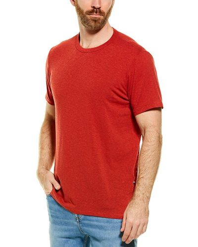 Sol Angeles Eco Slub Crewneck T-shirt - Red