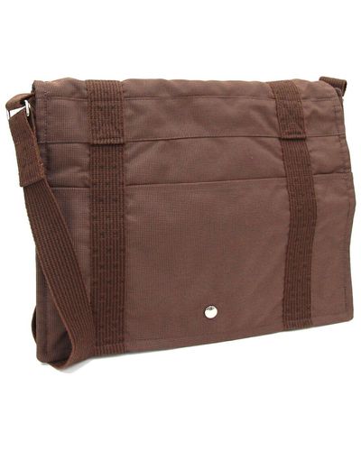 Hermès Herline Canvas Shopper Bag (pre-owned) - Brown