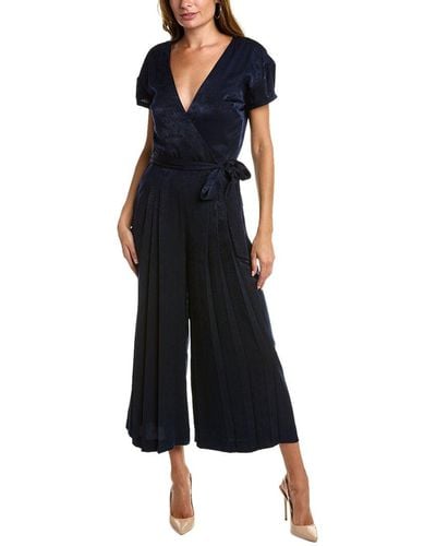 Tahari Belted Jumpsuit - Blue