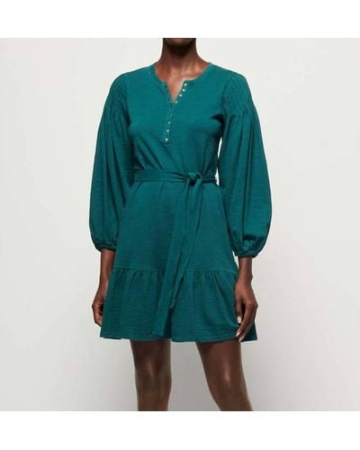Nation Ltd Talli Flounce Mini Dress - Green
