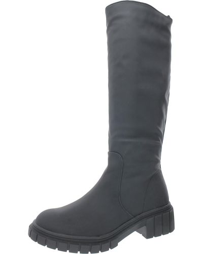 Aqua College Paz Tall Waterproof Rain Boots - Black