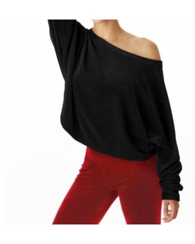 Juicy Couture Velour Dolman Pullover - Black