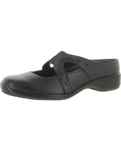 Ros Hommerson Shoenanigan Leather Slip-on Mules - Black