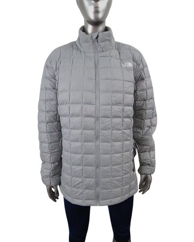 The North Face Thermoball Eco Nf0a7ulza91 Gray Puffer Jacket 1x Dtf811