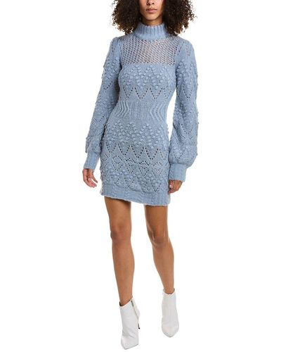 Nicholas Tinna Wool & Alpaca-blend Sweaterdress - Blue