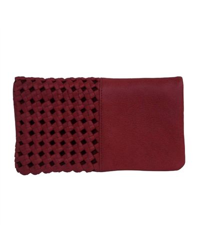 Latico Whitney Wallet In Oxblood - Red