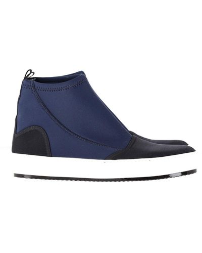 Marni Neoprene Sneaker Boots - Blue