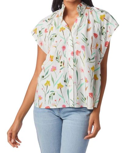 CROSBY BY MOLLIE BURCH Billie S/s Top - White