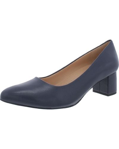 Trotters Kari Pointed Toe Casual Pumps - Blue