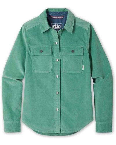Stio 's Saratoga Cord Shirt - Green