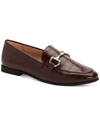 INC Gayyle Loafers - Brown