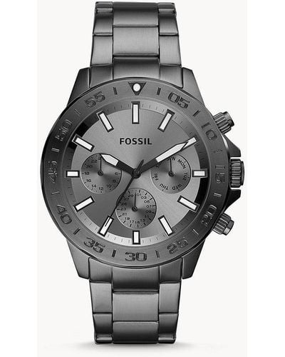 Fossil Bannon Multifunction, -tone Stainless Steel Watch - Gray