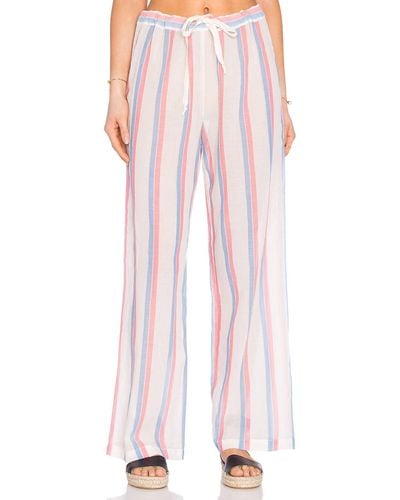 Solid & Striped Drawcord Pants - Pink