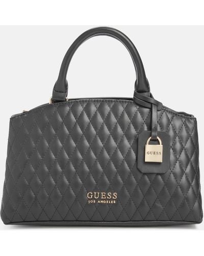 Guess Factory Easley Small Satchel - Black