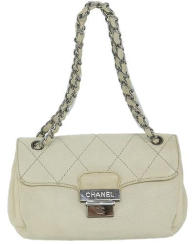 Chanel Flap Bag Leather Shoulder Bag (pre-owned) - Metallic