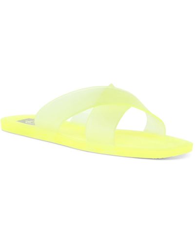 DV by Dolce Vita Solstice Slip On Flat Jelly Sandals - Yellow