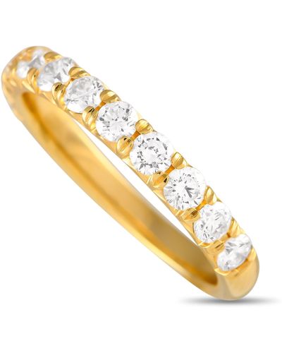 Non-Branded Lb Exclusive 18k Yellow 0.83ct Diamond Ring Mf33-051724 - Metallic