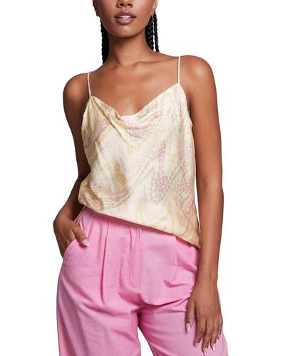 Chaser Brand Daisy Wave Print Tank - Pink