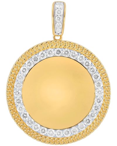 Monary 14k Gold Pendants With 1.66 Ct. Diamonds - Yellow
