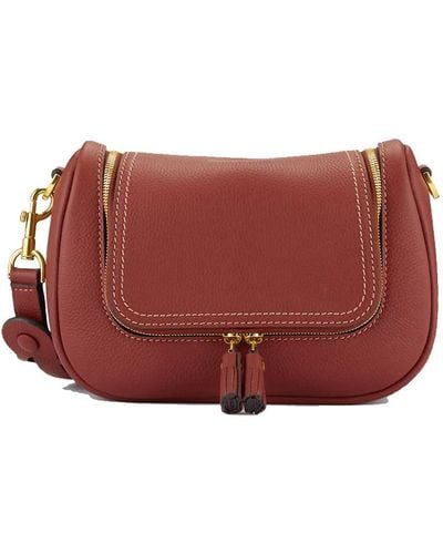 Anya Hindmarch Small Vere Soft Satchel - Red