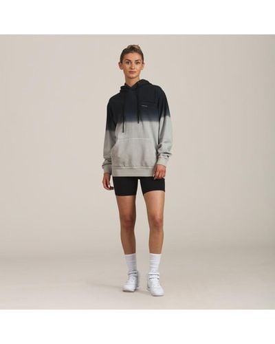 Members Only Emerson Ombre Oversized Hooded Sweatshirt - Gray