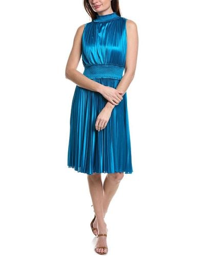 Nanette Lepore Molly Shine Midi Dress - Blue