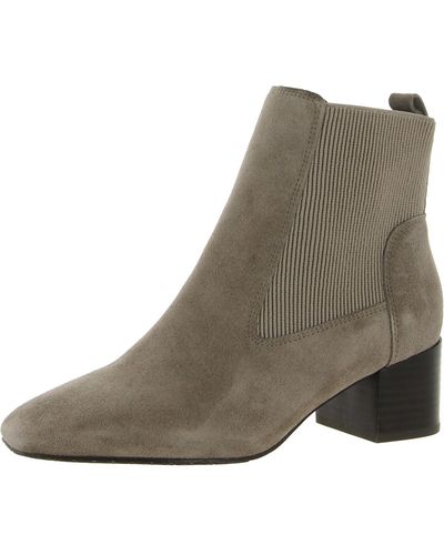 Donald J Pliner Bonne Suede Ankle Chelsea Boots - Brown