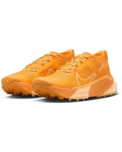 Nike Zoomx Zegama Trail Fitness Workout Hiking Shoes - Orange