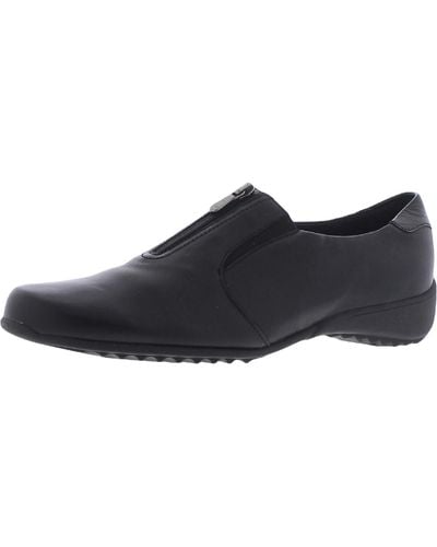 Munro Berkley Leather Z Fashion Sneakers - Black