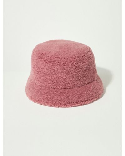 Lucky Brand Teddy Bucket Hat - Pink