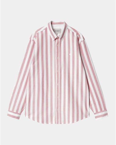 Carhartt L/s Dillion Shirt - Pink