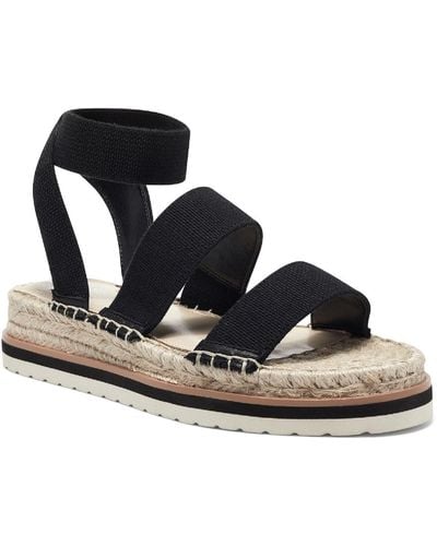 Vince Camuto Kolindia 2 Open Toe Ankle Strap Platform Sandals - Black