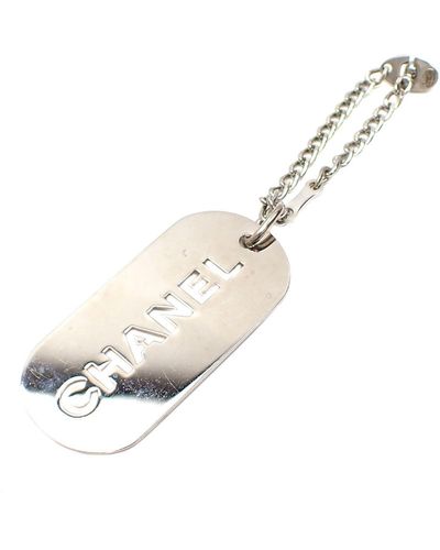 Chanel Dog Tag Metal Wallet (pre-owned) - Metallic