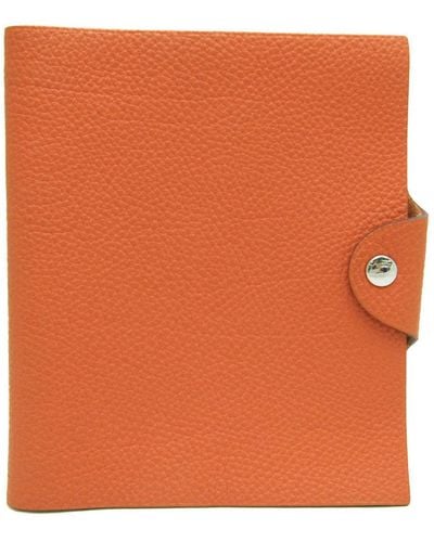 Hermès Ulysse Leather Wallet (pre-owned) - Orange