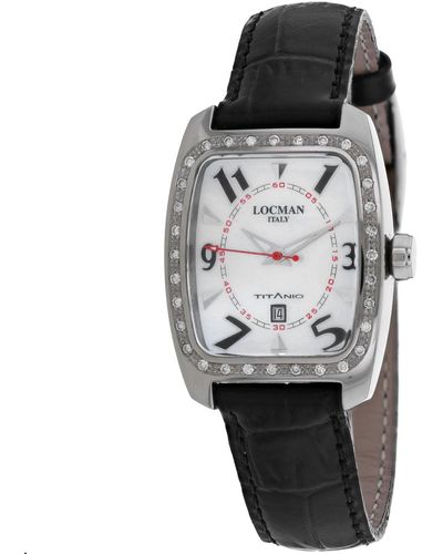 LOCMAN Titanio Mother Of Pearl Dial Watch - Gray