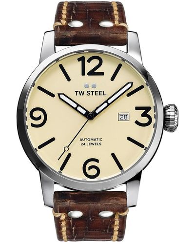 TW Steel 48mm Automatic Watch - Metallic