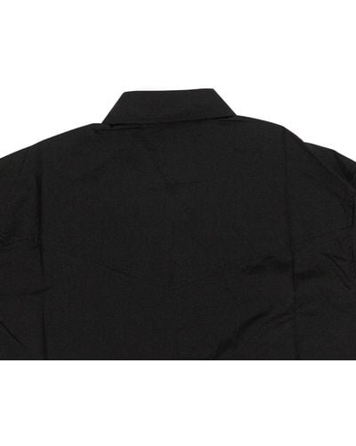 Vlone(GOAT) Real Men Wear Button Down Short Sleeve Shirt - Black