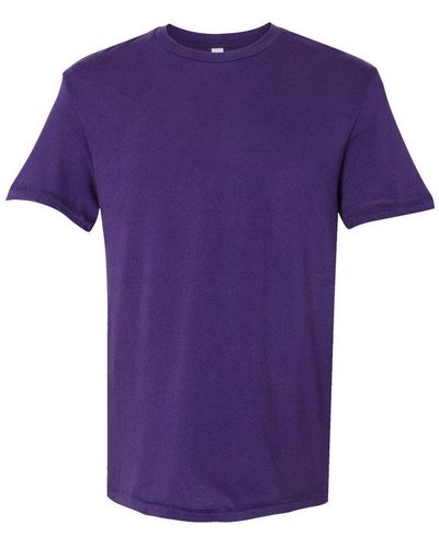 Alternative Apparel Heavy Wash Jersey Outsider Tee - Purple