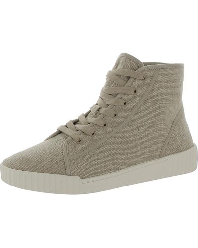 Vince Wolfe Canvas Lifestyle High-top Sneakers - Gray