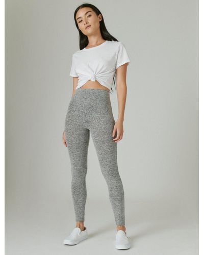 Lucky Brand Cloud Jersey Ribbed Legging - Gray